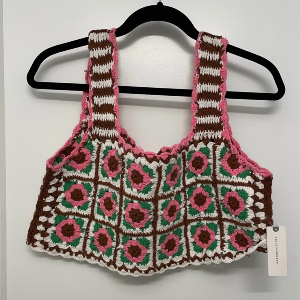 Anthropologie/Maeve knitted crop